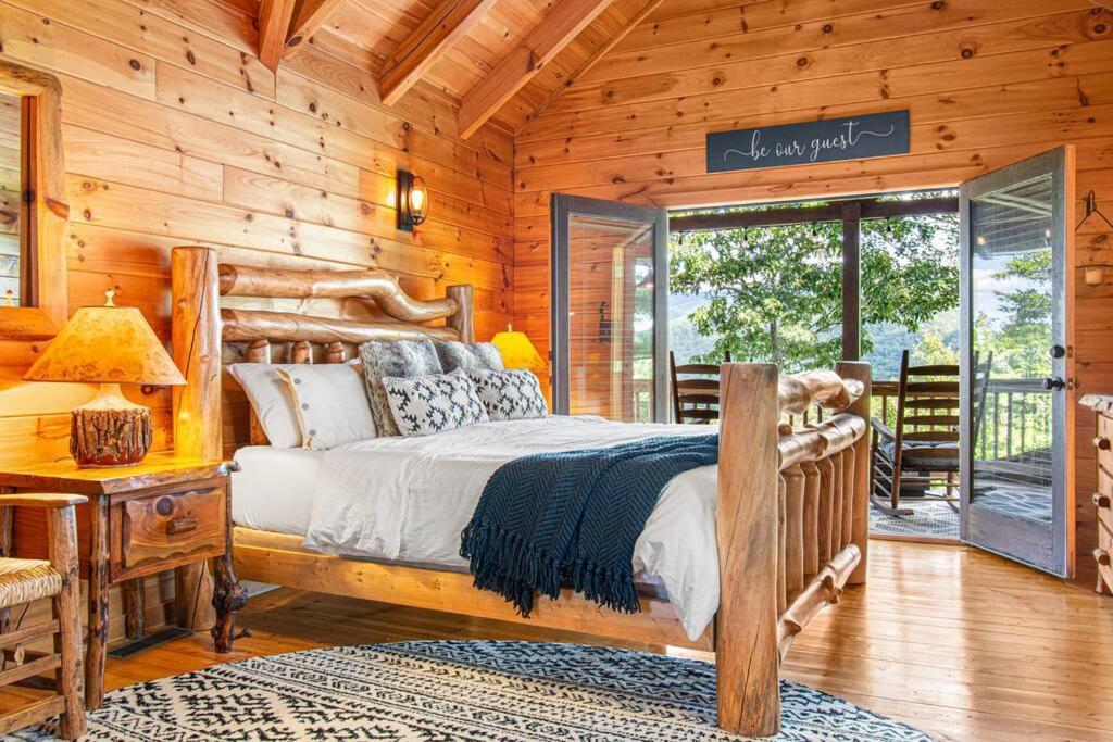 Cherry Log Summit Cabin By Bk Stays - Family Friendly - Playground - Game Room - Jacuzzi - Amazing Mountain Views Экстерьер фото